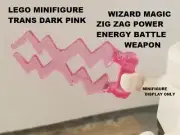 LEGO Pink Electric Zig Zag Wave Weapon Castle Ninjago Minifigure Wizard Magic