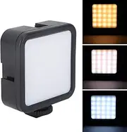 LED Video Light, CRI95+ 3000 to 9000K Dimmable RGB Video Light, Portable Photography Lighting, 1200mAh Battery & 3 Lighting Mode, Fill Lamp for Outdoor Photography, Live Streaming