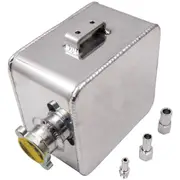 [MaXpeedingrods] Aluminum Alloy Universal 2.5L Coolant Expansion Bottle Overflow Tank andCap Silver