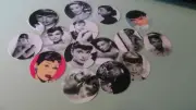 Pre Cut One Inch Bottle Cap Images! Audrey Hepburn Actress Free Shipping