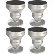 4PCS/Lot Adjustable Speaker Stand Turntable Isolation Feet Pad Stainless Steel