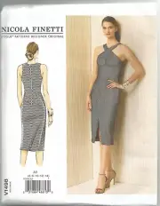 Vogue Sewing Pattern 1498, Nicola Finetti Dress, Size 6 - 14, New
