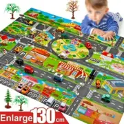 Children's carpet, double-sided, street carpet, play mat, car street H AU