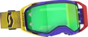 Scott Prospect 2.0 MX ATV Goggle - Red/Yellow - Green Chrome Lens