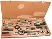 TAP AND DIE SET BRITISH STANDARD WHITWORTH- BOXED COMPLETE BSW 1/4 3/4 ALPS