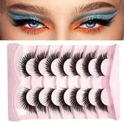 Natural Thick False Eyelash | 3D Long Volume Faux Eyelashes - Soft and Comfortable Makeup Accessories for Professions and Beginner