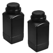 2PCS Sample Sealing Container Plastic Sample Bottles Plastic Container 1000ML