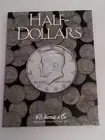 H.E. Harris Half Dollar Folder Coin Storage Album Kennedy Franklin Liberty Mix