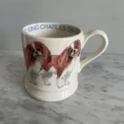 EMMA BRIDGEWATER 2nd quality KING CHARLES SPANIEL half 1/2 pint mug new DOGS