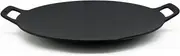 13-Inch Korean BBQ Grill Pan, Cast Iron Griddle for Indoor and Outdoor Stovetop Use