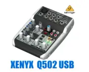 Behringer XENYX Q502USB Mixer 5ch Effector Analog Built-in compressor 2-band EQ
