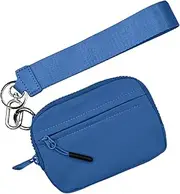 [Generic] Keychain Pouch Wallet | Zipper Card Case,Waterproof Nylon Key Ring Wallet, Compact Keychain Zip Bag with Hand Strap for Money Easy Access