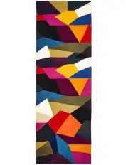 [Rug Culture] Matrix Pure Wool 906 Crayon Runner Rug