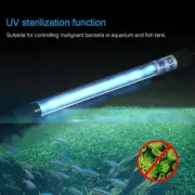 Aquarium UV Sterilizer Light Submersible Water Clean Lamp for Pond Fish Tanks