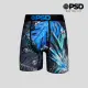 【PSD Underwear】FLORAL- 平口四角褲-迷幻森林-黑色
