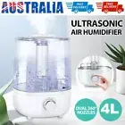 4L Water Tank Air Humidifier Ultrasonic Purifier Mist Aromatherapy Diffuser Tool