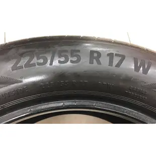 【優質輪胎】馬牌PC6防爆胎_225/55/17_單條18年六成新(胎紋約4.1mm_225-55-17)三重區