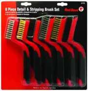 Red Devil 4170 6 PC. Wire Brush Set stripping new