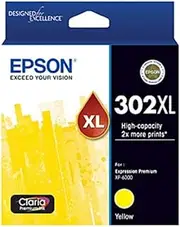 Epson (302XL) C13T01Y492 Genuine High Yield Yellow Ink Cartridge