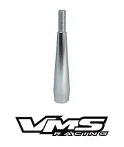 VMS RACING SILVER 4.5" SHIFTER KNOB ROD EXTENSION EXTENDER FOR NISSAN & INFINITI