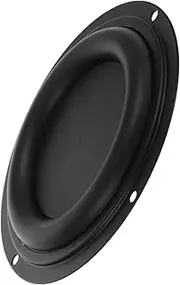 Bass Radiator Horn Subwoofer Car Loudspeaker Passive Membrane Speaker Diaphragm Plate Speaker Membrane Passive Radiator Speaker Diaphragm Vehicle Part Rubber Black