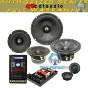 CDT AUDIO HD-642 6.5" & 4" HIGH DEFINITION PRO 3-WAY CAR COMPONENT SPEAKERS NEW