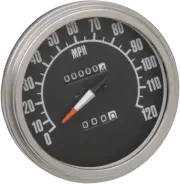 Drag Specialties 5" Speedometer fits 1984-1990 Harley Davidson Softail FXWG