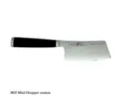 Shikisai Miyako MIYMiniChopper120 - 120mm Stainless Steel Mini Chopper Knife (Laminated Wood Handle)