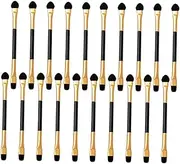 Healeved 20pcs Double Sided Eye Shadow Brush Makeup Brush Set Precision Makeup Tool for Women