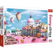 Funny Cities Jigsaw Puzzle - Sweets In Venice, 1000 Piece