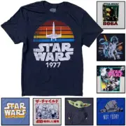 Star Wars Men's Officially Licensed Movie Retro Vintage Graphic Tee T-Shirt