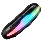 F1 Motorcycle Bluetooth 5.3 Headset Speaker Helmet Headphone Safety Light Cool