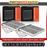 Activated Carbon Cabin Air Filter for Mazda CX-5 13-22 3 2014-2018 6 2014-2021 (for: Mazda)