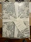 Pottery Barn Sorrel Toile Birthday KING CAL Duvet cover holiday gift party Mom