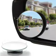 Blind Spot Mirror, 2" round HD Glass Frameless Convex Rear View Mirrors Exterior