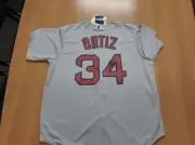 RED SOX 2018 DAVID ORTIZ SIGNED JERSEY XL DEADSTOCK NEW BOSTON