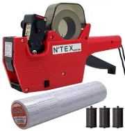 New MX 5500 Price Gun, 1 Line 8 Bit Marking Machine, Price Sticker Gun with F...