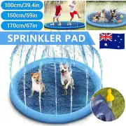 Kids Sprinkler Water Play Mat Splash Pad Kids Inflatable Spray Pool Sea Outdoor