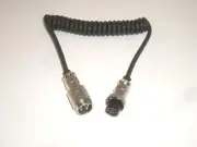 WORKMAN EX5 5 PIN CB RADIO MIKE MICROPHONE EXTENSION CORD CABLE