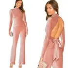 NWT Michael Costello x REVOLVE Piera Top in Mauve Size Small