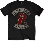 The Rolling Stones Tongue Patch 1978 Black Kids T-Shirt NEW OFFICIAL