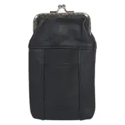 Skyway Kendrick Leather Cigarette Case with Lighter Pouch Pack Holder 100's 1...