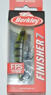 berkley finisher 7 FFS forward facing sonar minnow sinking 2.75" chrome perch