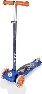 Zinc Kids Girls/Boys Three Wheeled Light Up Explorer Scooter 3+ Years