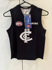 Carlton Football Club Jersey AFL Football - Brand New With Tags Size 12y