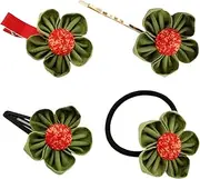 Hair DIY Accessories Kit Hair Tie Handmade 1 Set Toy Gift Hobbies Supplies Decor Craft Art Making Kit Hair Clip for Kids Women Girls Mom, C