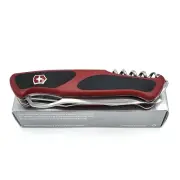 Victorinox Rangergrip 57 Hunter - Red w/ Black Grip - Swiss Army Knife - SAK