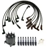 ACDelco Ignition Kit Distributor Rotor Cap Wire Spark Plugs for Firebird Camaro