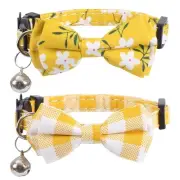 zakata Cat Collar Puppy Cat Collar Set of 2 Stylish Comes with a Bell Comes 585