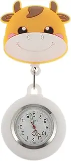 [LIFKOME] 1pc Nurse Pocket Watch Nurse Brooch Watch Watches Retractable Hanging Watch Hanging Fob Watch Clip on Nurse Watch Badge Watch Hanging Nurse Watch Lapel Pin Watch Clip on Vet Quartz